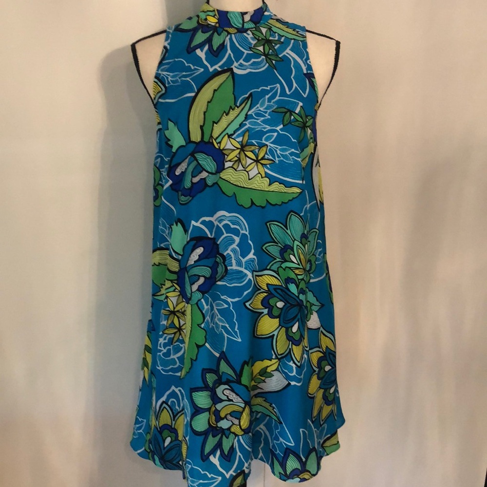 KAARI Blue POCKET Shift Dress UNWORN